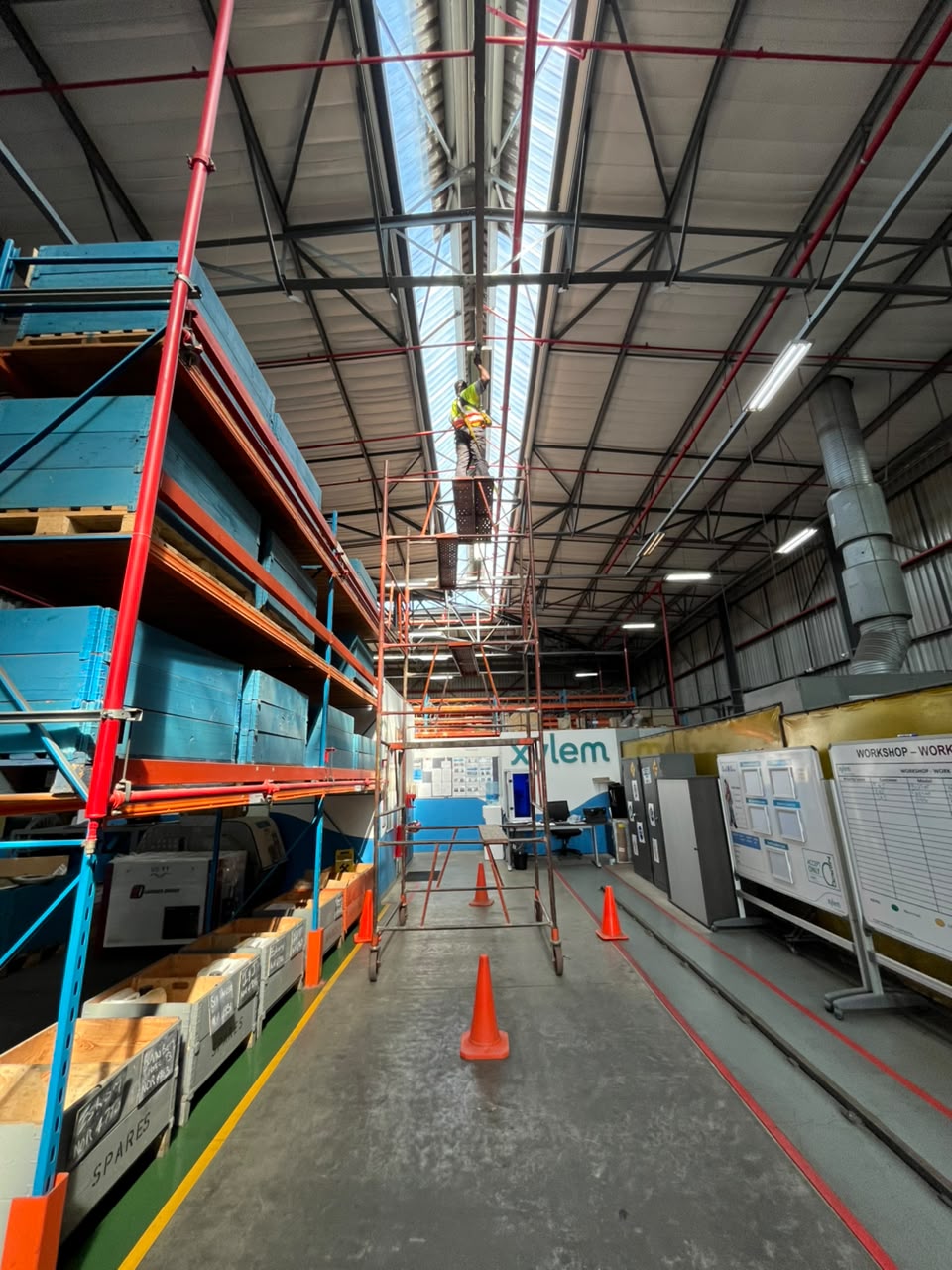 Industrial warehouse electrical